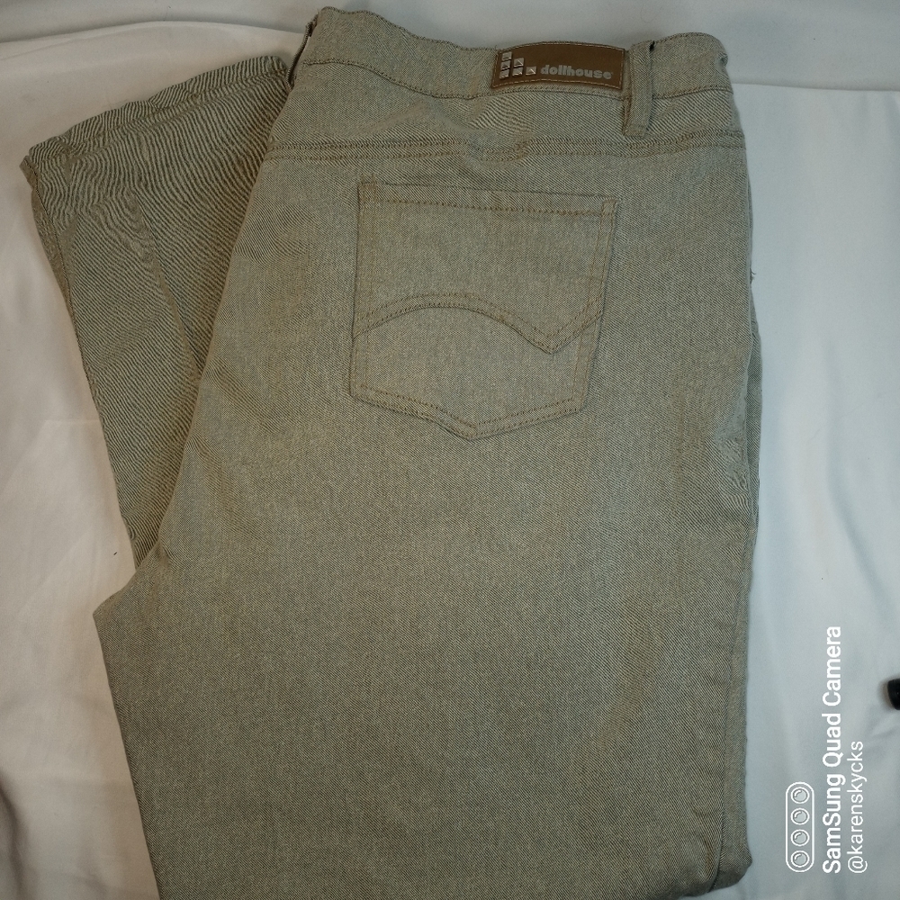 DOLLHOUSE Beige Jeans Women's Size 22